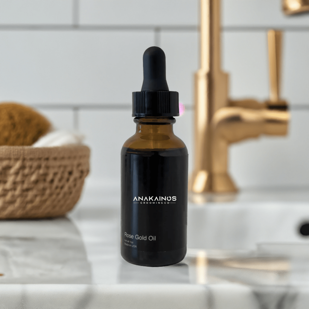 Anti-aging Rose Gold Oil - Anakainos Grooming Co, LLC Default Title Anti-Aging